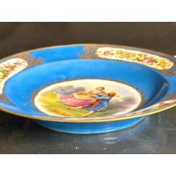 Rare Assiette Chateau des Tuileries Porcelaine