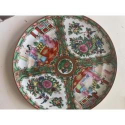 Assiette Porcelaine Canton