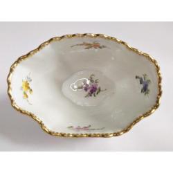 Coupe Festonnée Porcelaine De Dresde