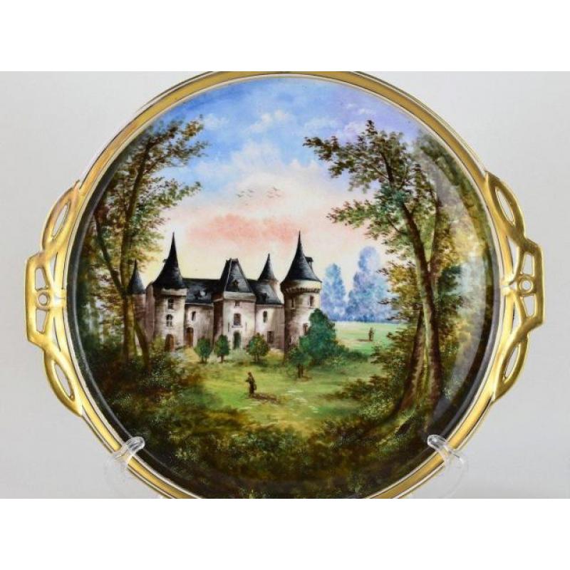 Grand Plateau En Porcelaine De Limoges