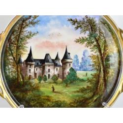 Grand Plateau En Porcelaine De Limoges