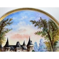 Grand Plateau En Porcelaine De Limoges