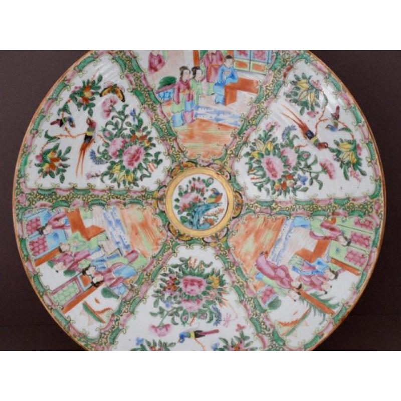 Grand Plat En Porcelaine Chine