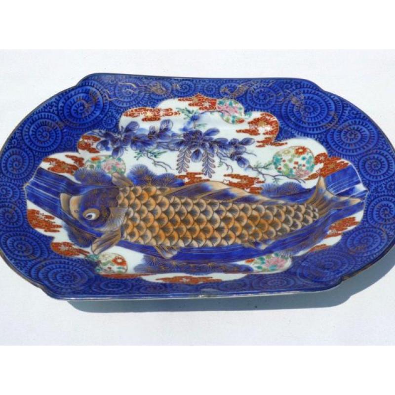 Plat En Porcelaine Japonaise XIXe