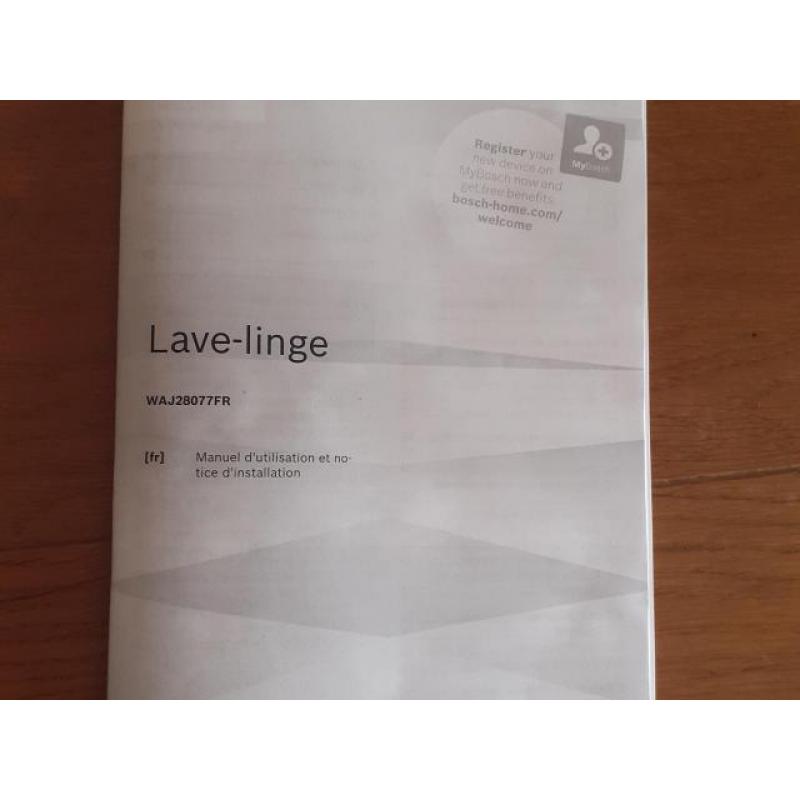 Lave-linge quasi neuf